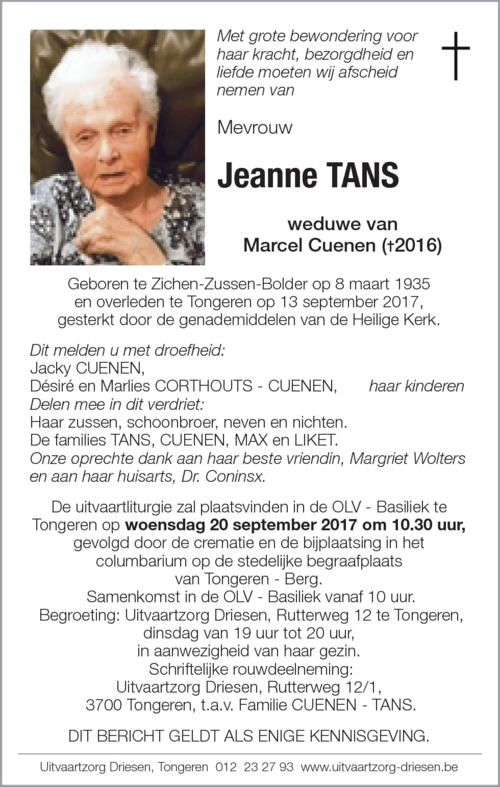 Jeanne Tans