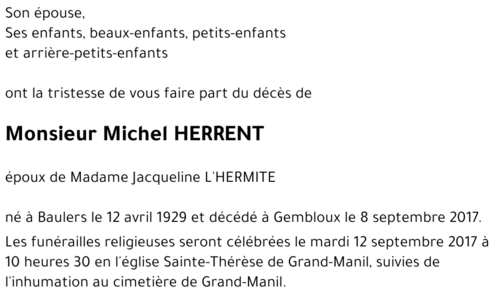 Michel HERRENT