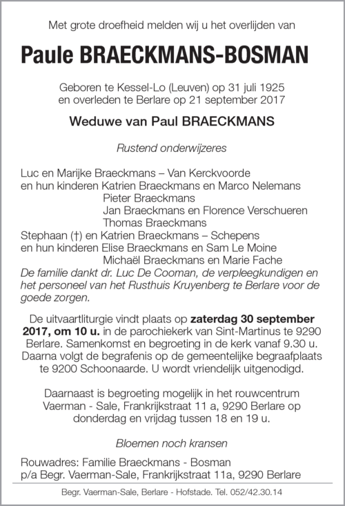 Paule Braeckmans-Bosman