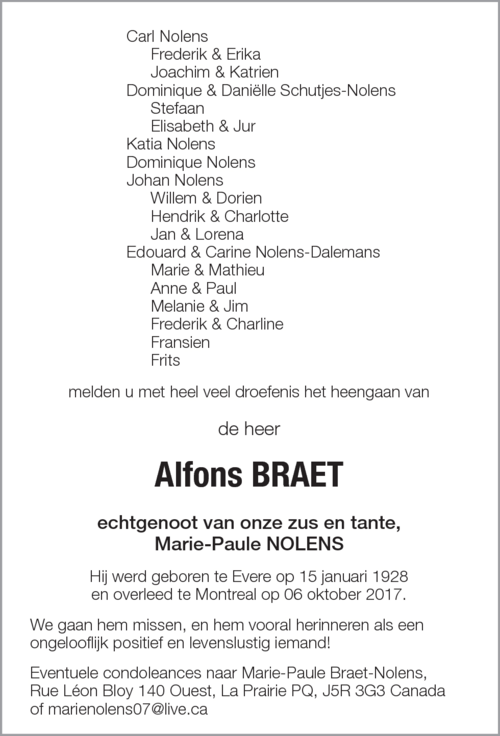 Alfons Braet