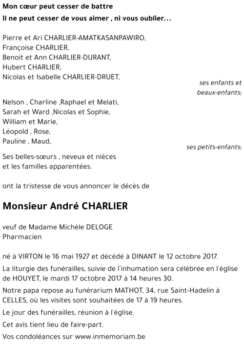 André CHARLIER