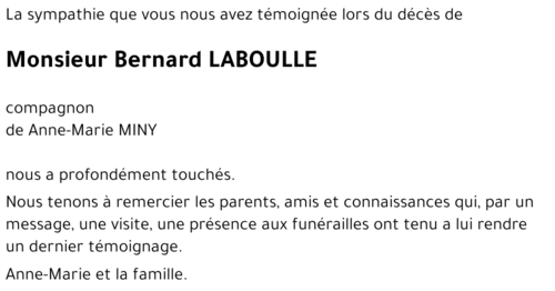 Bernard LABOULLE