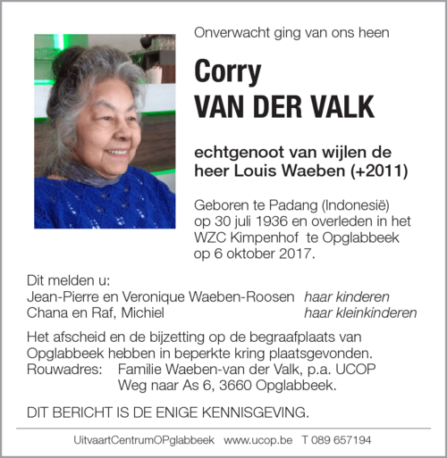 Corry van der Valk