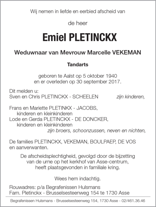 Emiel Pletinckx