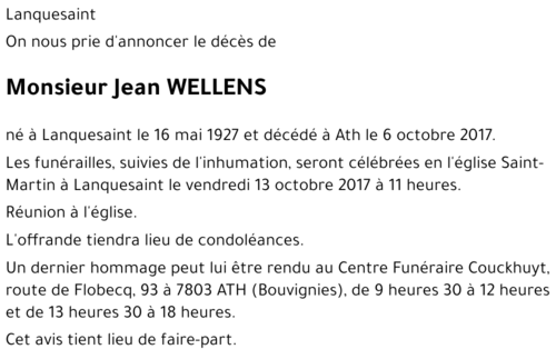 Jean WELLENS