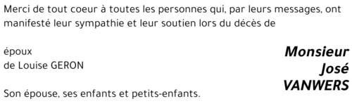 José VANWERS