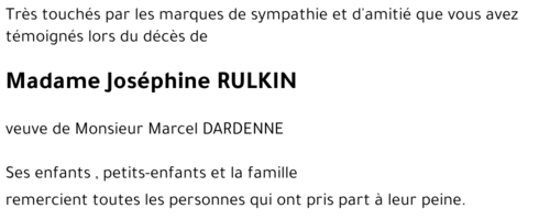 Joséphine RULKIN