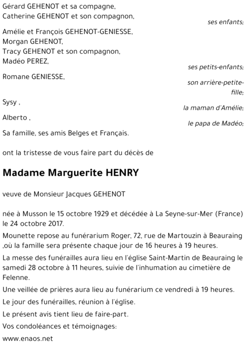 Marguerite HENRY