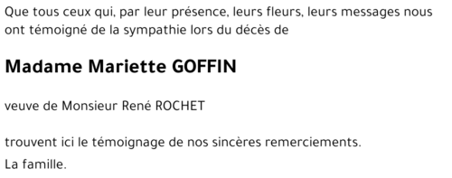 Mariette GOFFIN