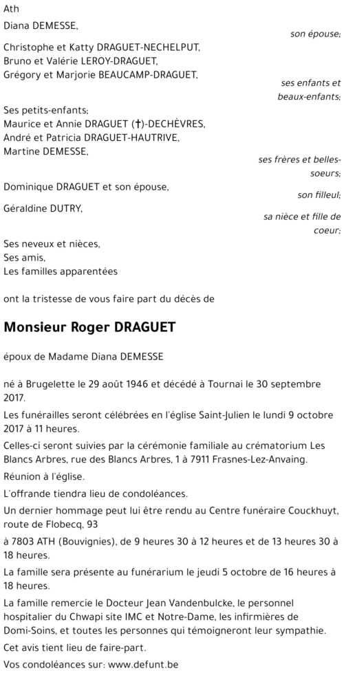 Roger DRAGUET