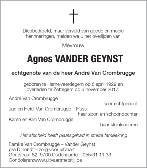Agnes Vander Geynst