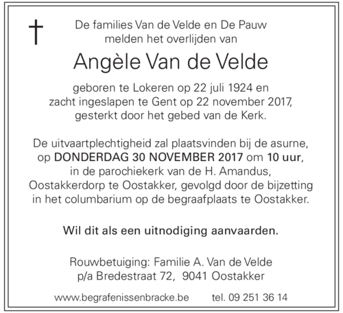 Angela Van de Velde