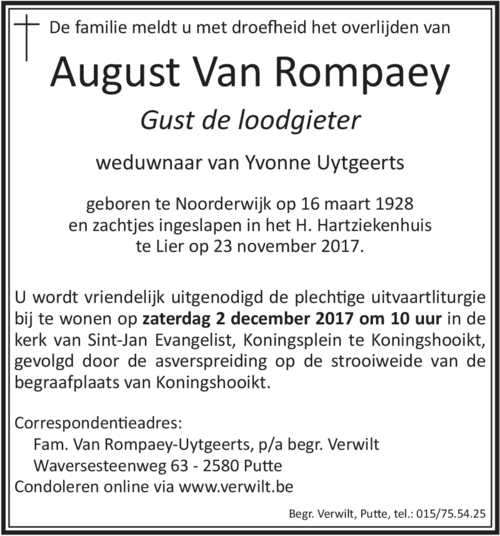 August Van Rompaey