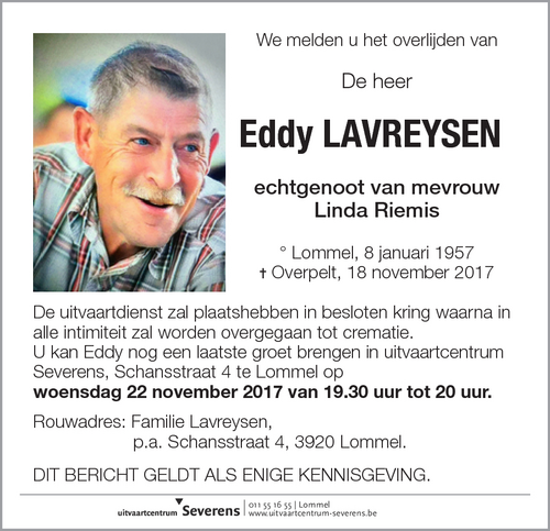 Eddy Lavreysen