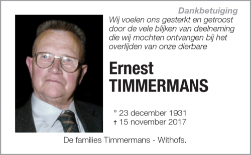 Ernest Timmermans