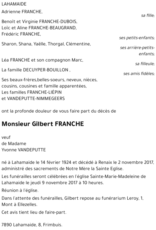 Gilbert Franche