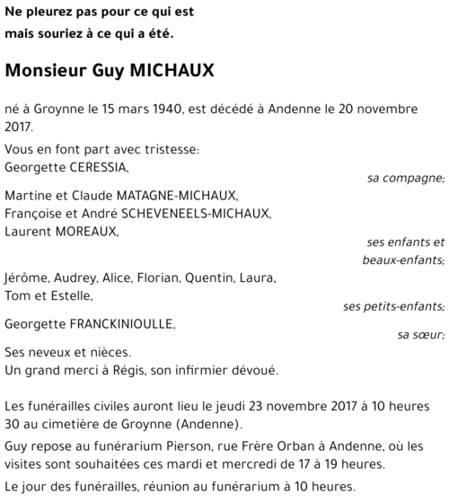 Guy MICHAUX