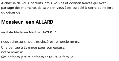 Jean ALLARD