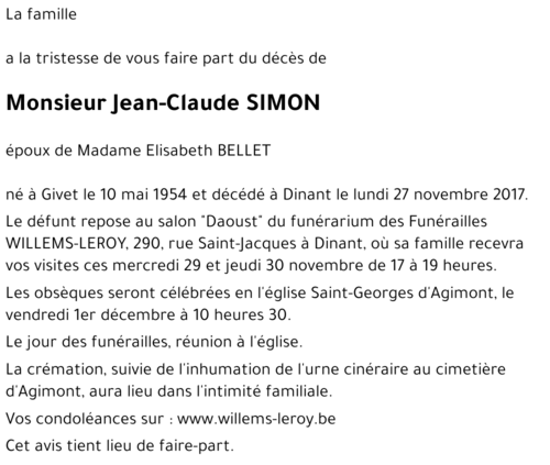 Jean-Claude SIMON