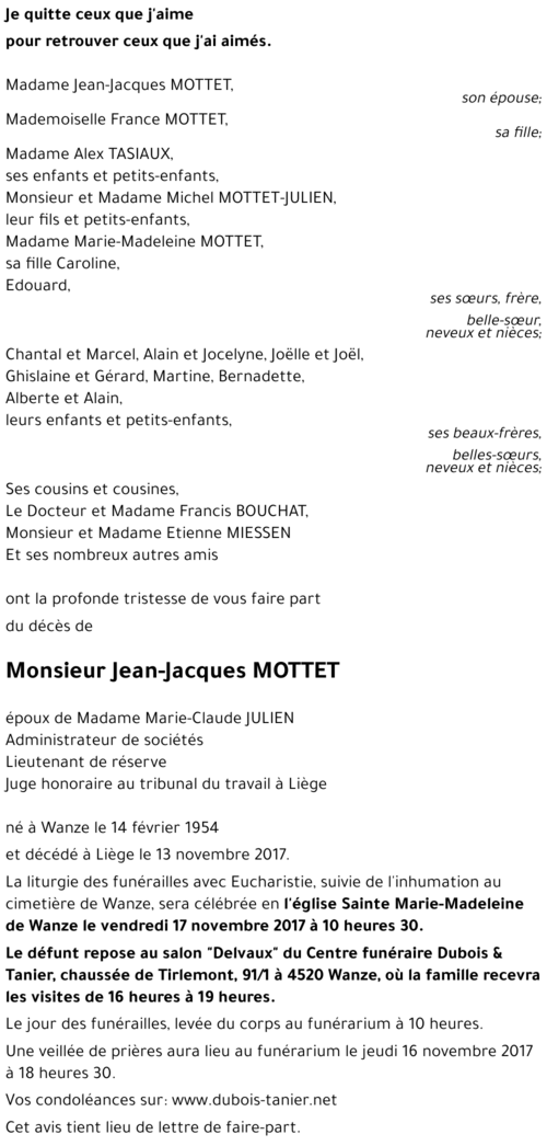 Jean-Jacques MOTTET