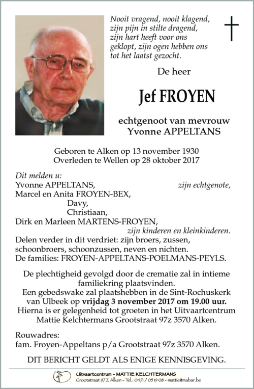 Jef FROYEN