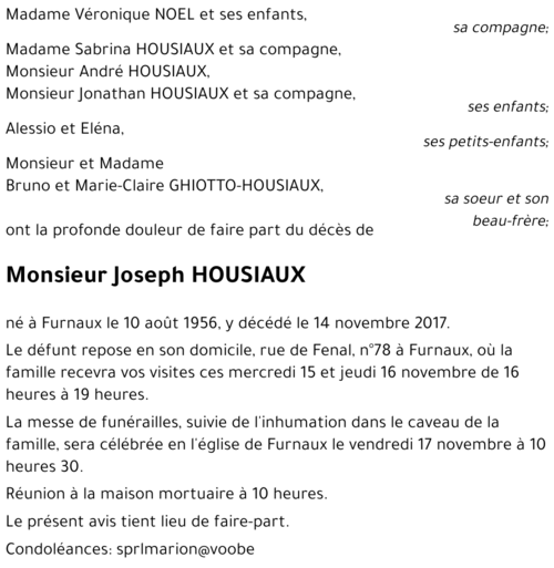 Joseph HOUSIAUX