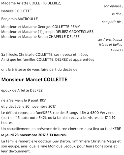 Marcel COLLETTE