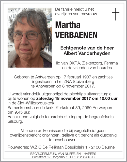 Martha Verbaenen