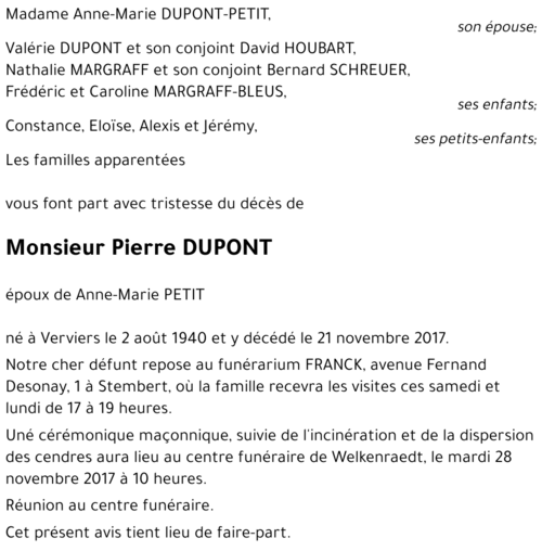 Pierre DUPONT