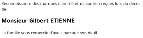 Gilbert ETIENNE