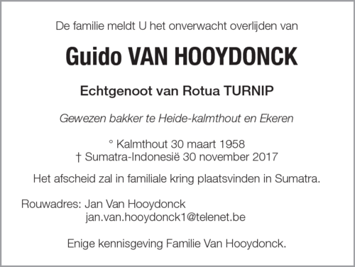 Guido Van Hooydonck