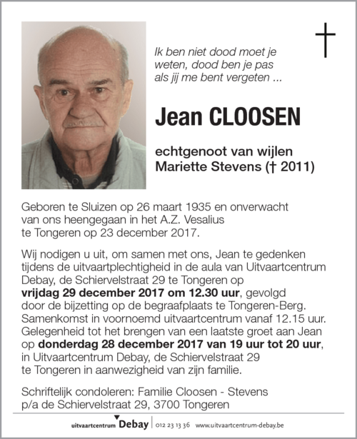 Jean CLOOSEN