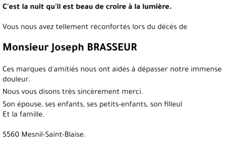 Joseph BRASSEUR