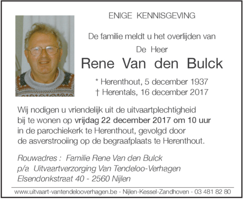 Rene Van den Bulck