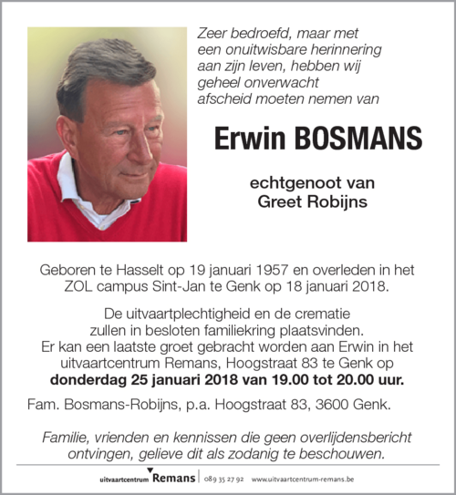 Erwin Bosmans