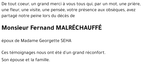 Fernand MALRÉCHAUFFÉ
