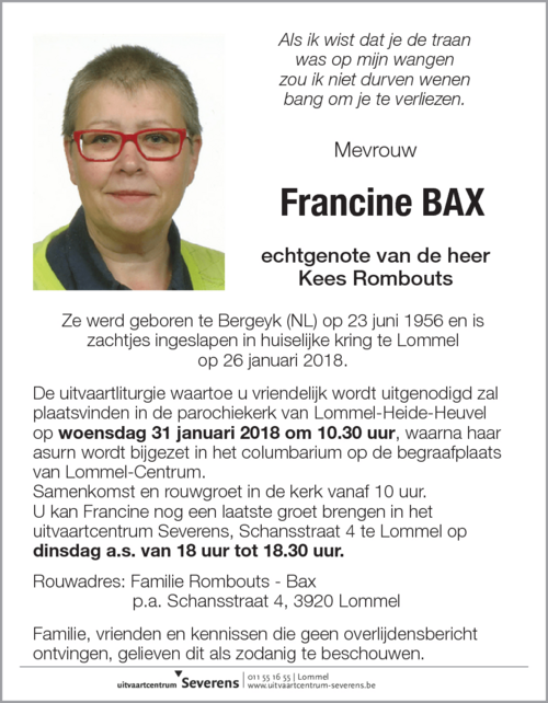 Francine Bax