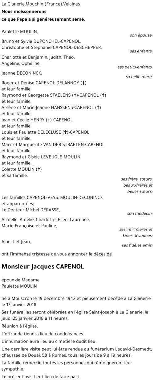 Jacques CAPENOL