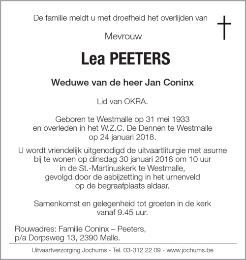 Lea Peeters