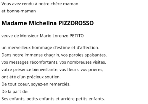 Michelina PIZZOROSSO