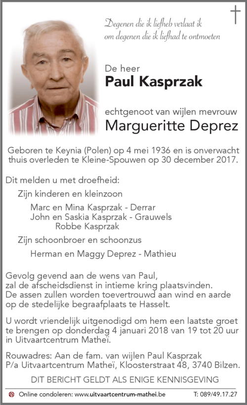 Paul KASPRZAK
