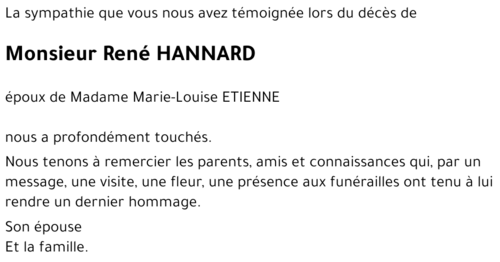 René HANNARD