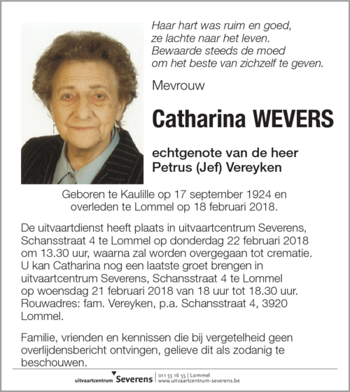 Catharina Wevers
