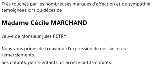 Cécile MARCHAND