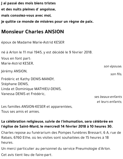 Charles ANSION 