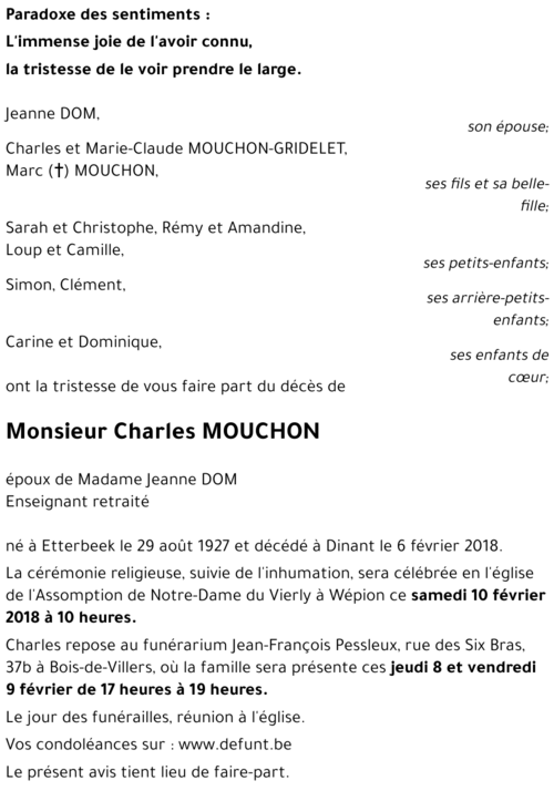 Charles MOUCHON