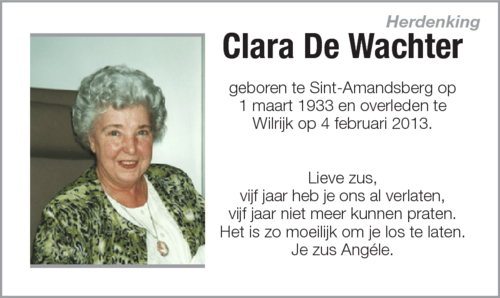 Clara De Wachter