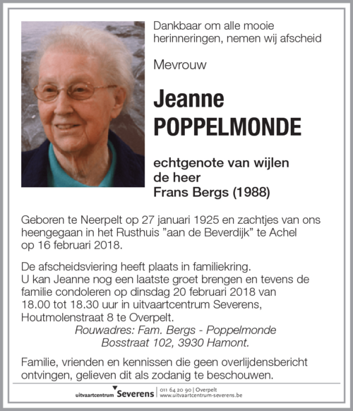 Jeanne Poppelmonde