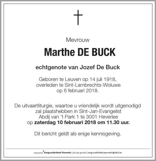 Marthe De Buck
