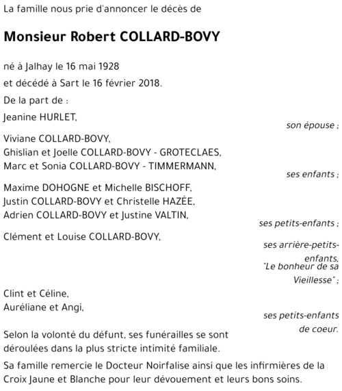 Robert COLLARD-BOVY